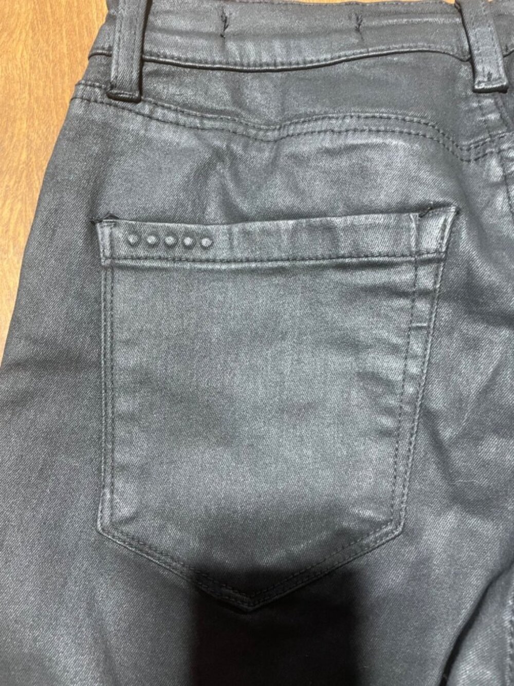 BlankNYC SPARTACUS THE GREAT JONES High Rise Skinny Black Button Fly Jeans 27 - Picture 12 of 12